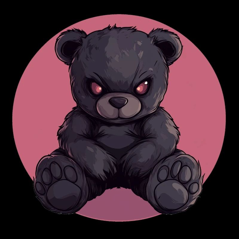 Furchtloser Teddybär: Dunkelheit mit Stil