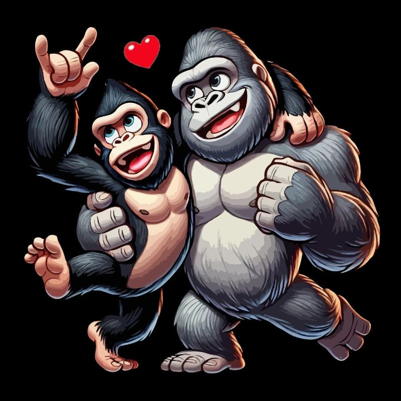 Gorilla-Paar
