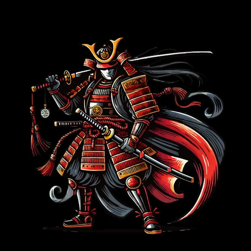 Bande dessinée de samouraï