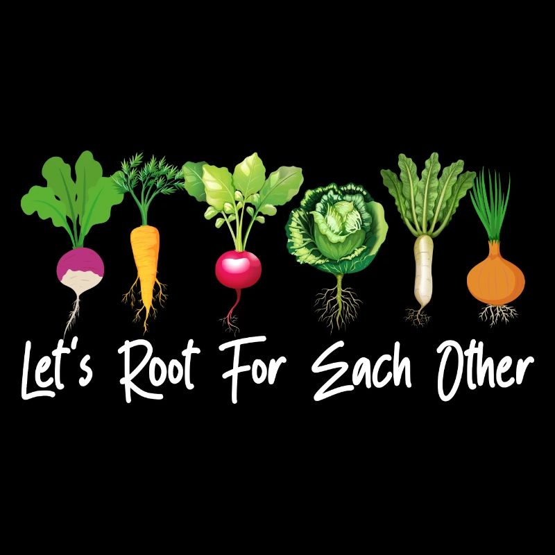 Funny Vegan Let's Root For Each Other