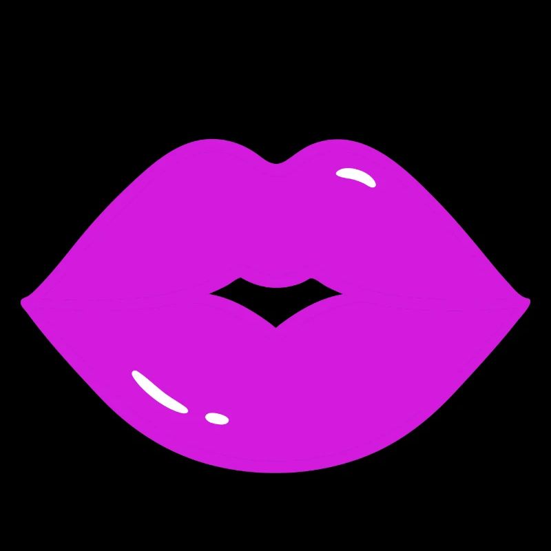 Lippen mit Muttermal
