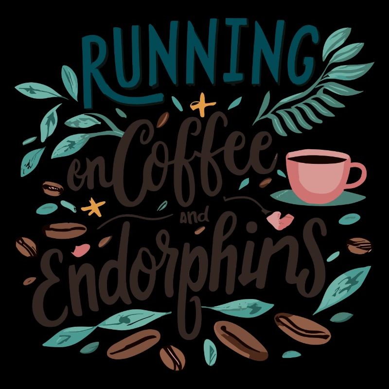 Courir au café et aux endorphines