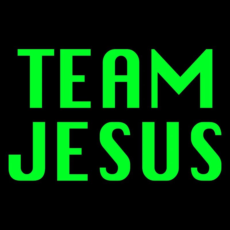 Team Jesus Cooler Spruch