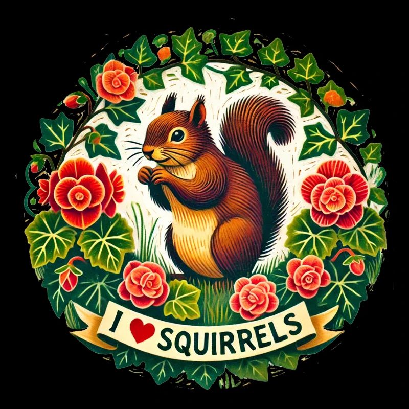 Ich liebe Eichhörnchen