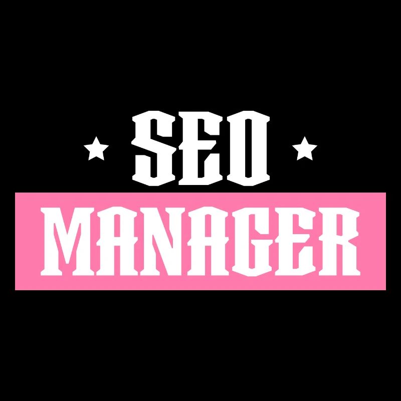 SEO Manager rosa tshirt schwarz