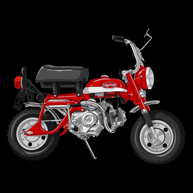 Monkey Z50A DE | candy ruby red