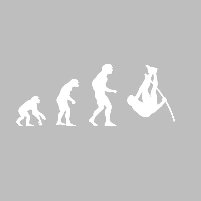 Evolution, saut à la perche de singe, saut à la perche