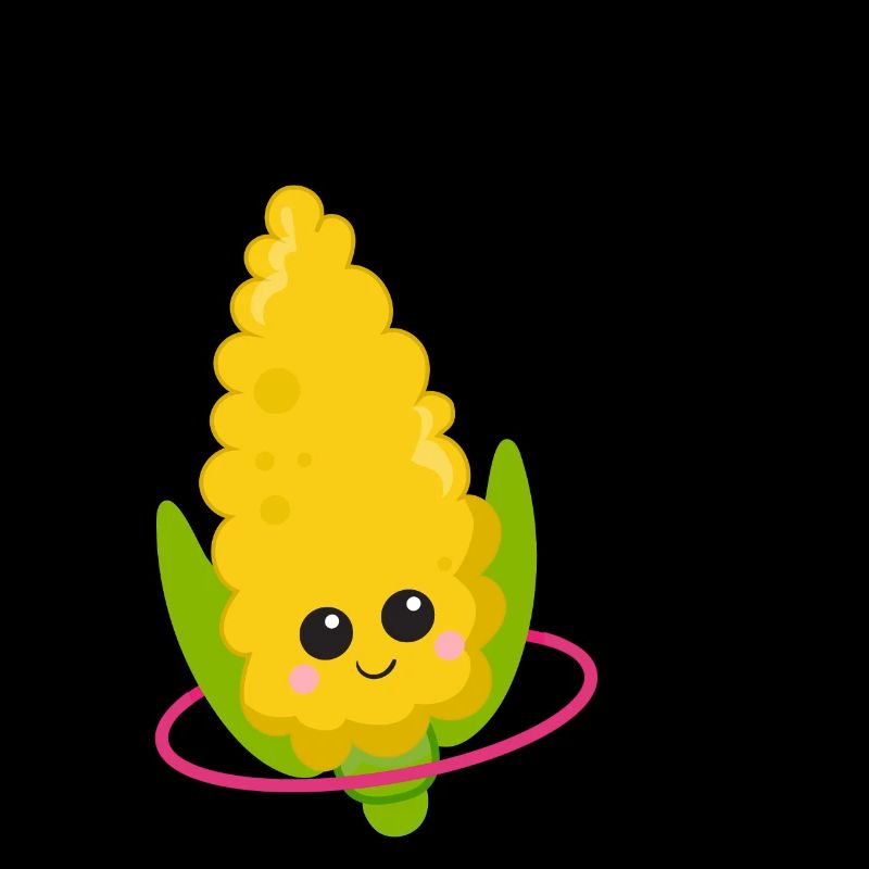 Kawaii Corn Hulahooping Cadeau