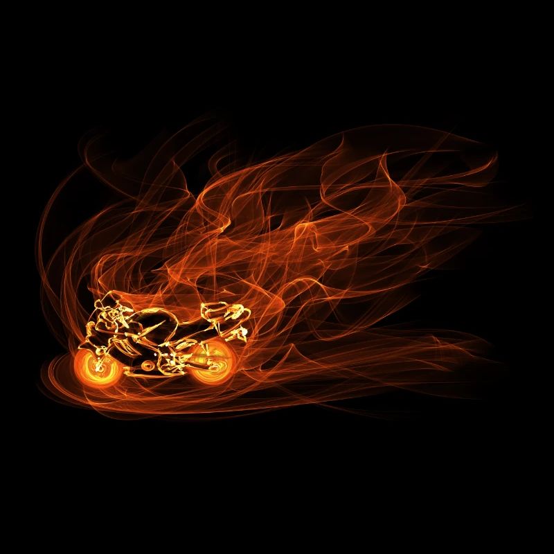 Flame Biker