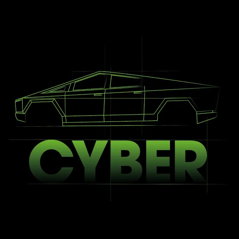 Cyber - Elektrisch - E-Auto - Truck