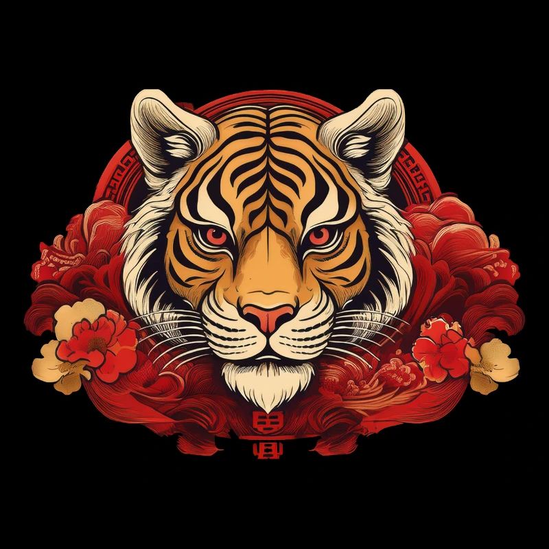 Tiger with Background