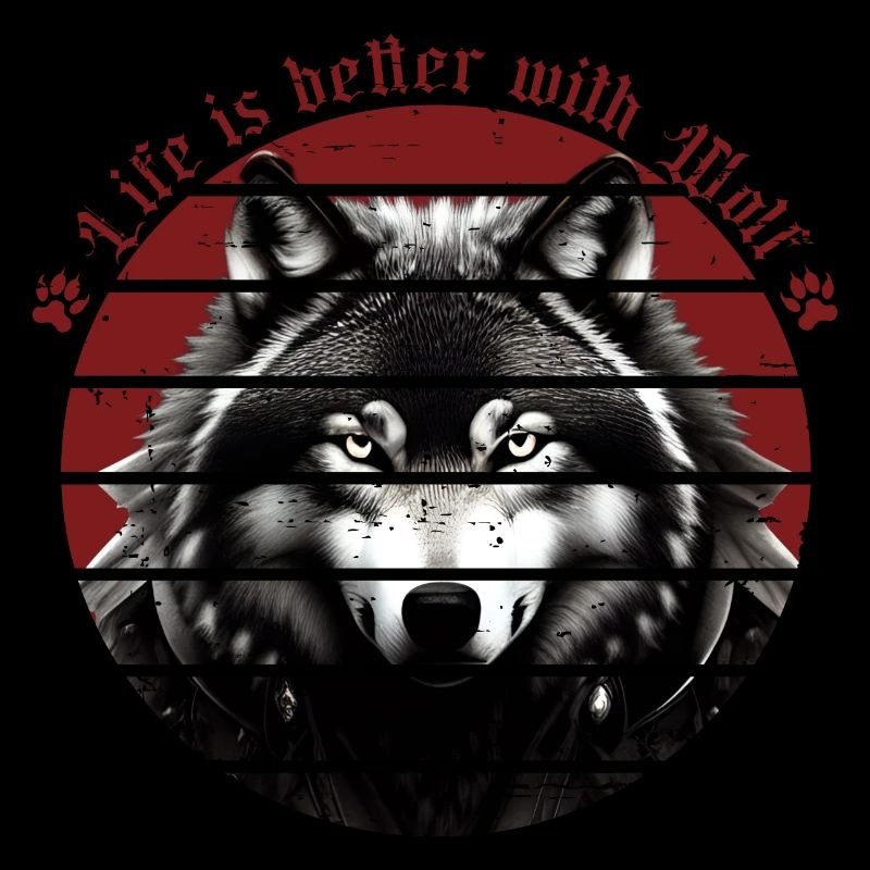 Das Leben ist besser mit Wolf