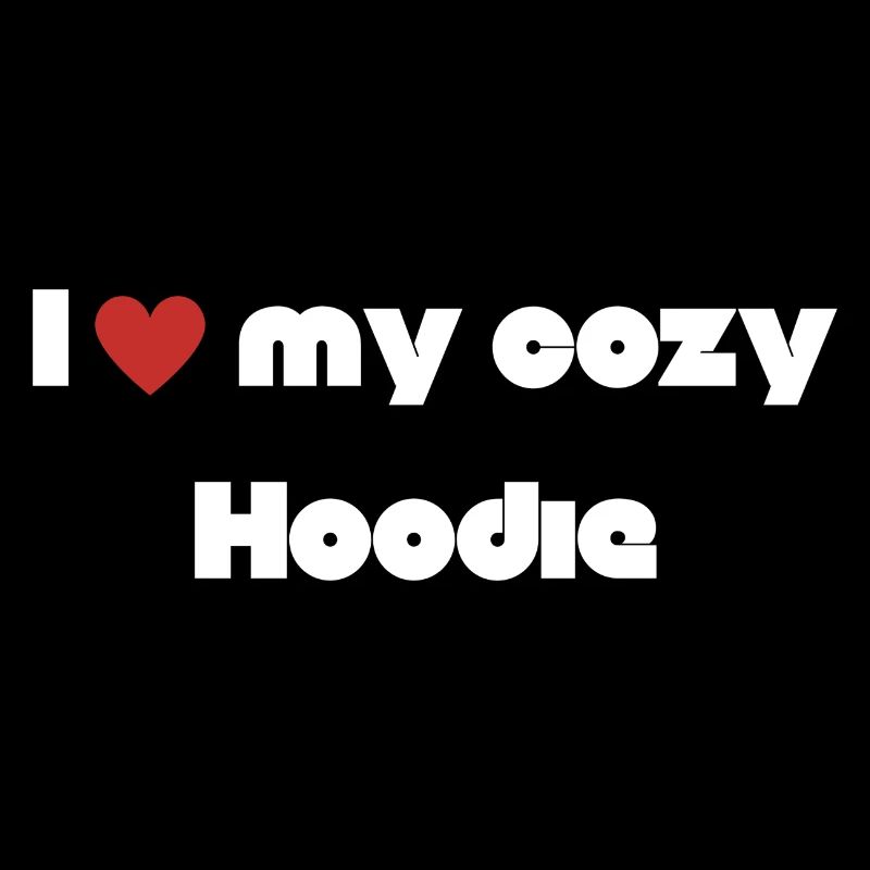 J’adore mon sweat à capuche douillet
