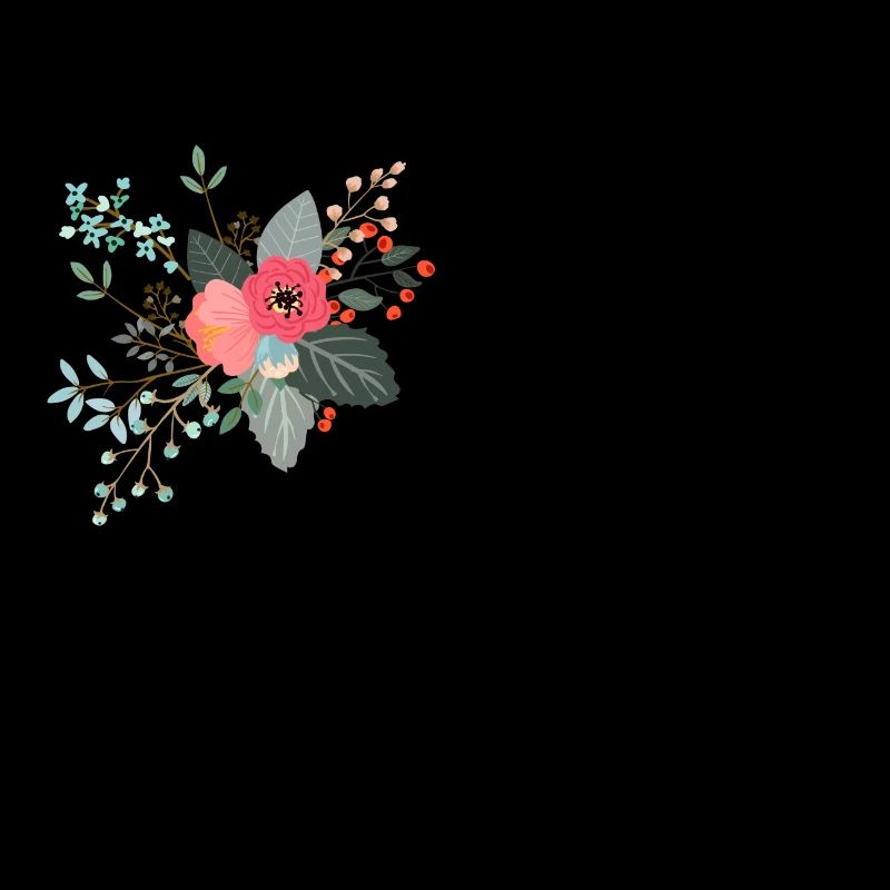 Lettre d fleuris