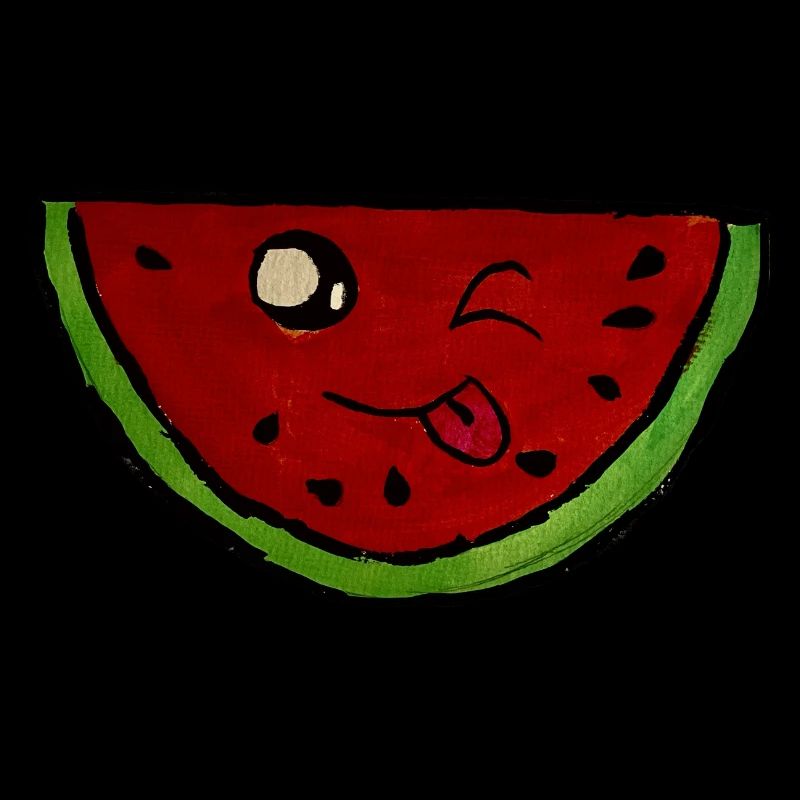 Lebendige Wassermelone