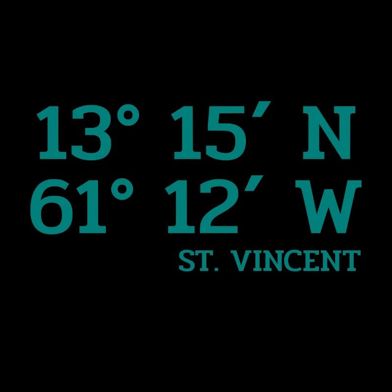 St. Vincent Coordinates - Koordinaten West Indies