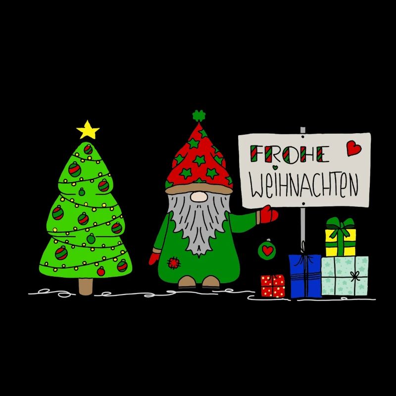 NICE Wichtel mit Tannenbaum und Geschenken