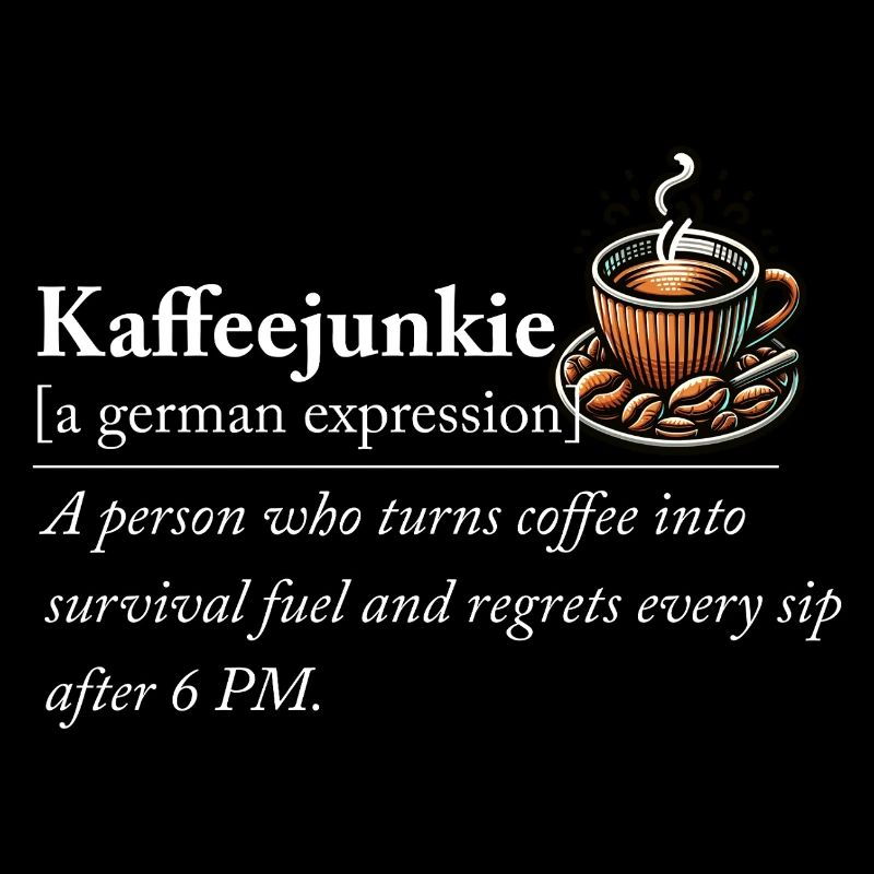 Kaffeejunkie – Witzige Kaffee Definition