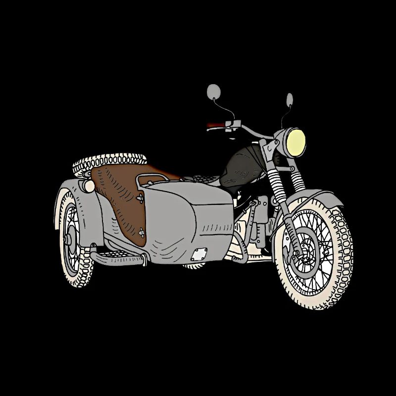 Moto avec side-car