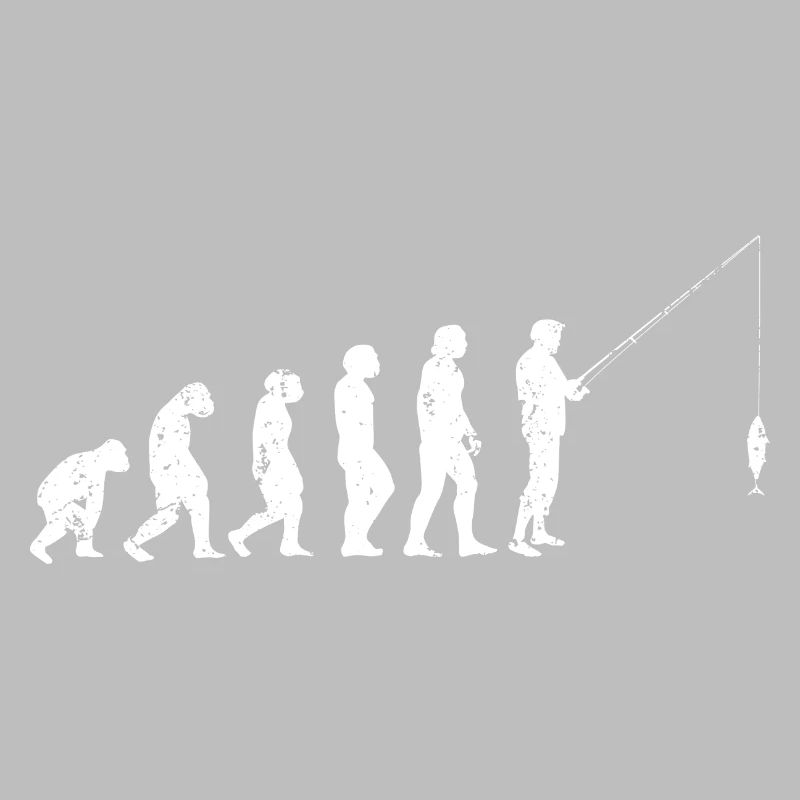 Évolution pêche pêcheur pêcheur pêche humanité