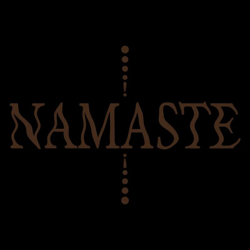 Lettrage Namaste