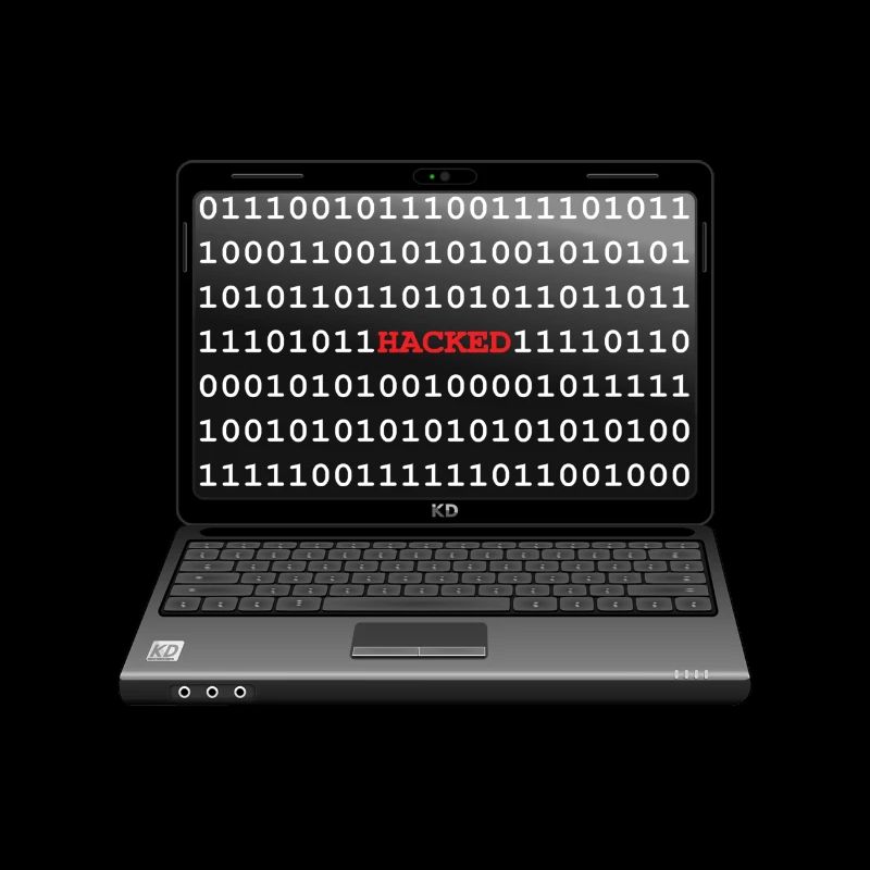 Laptop gehackt