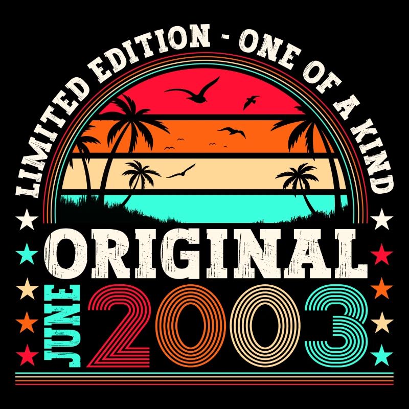 Original Juni 2003 19. Geburtstag Geschenk Herren