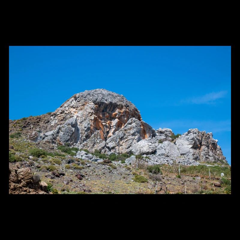 Rock formation at the coastlineTherma Springs