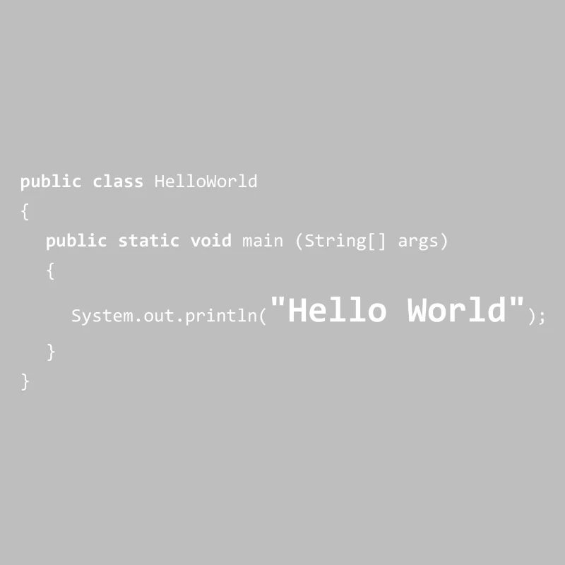 JAVA Hello Monde