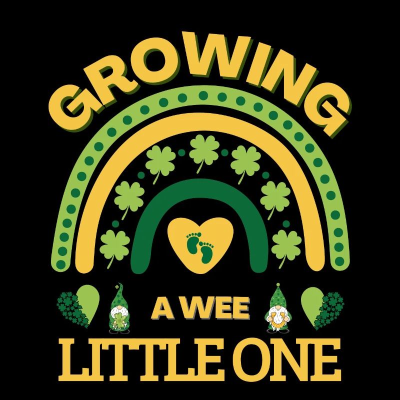 Growing A Wee Little One St. Patrick's Day Regenbogen