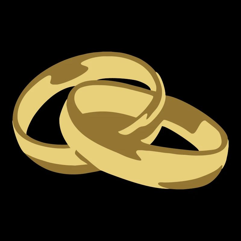 Alliances, bagues, de mariage, mariés
