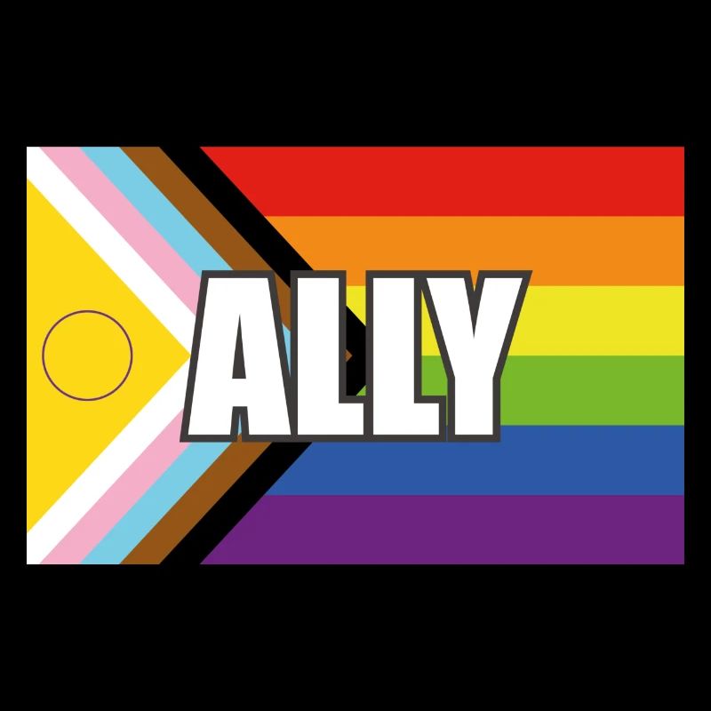 Ally Intersex Inclusive Pride Progress Pride Flag