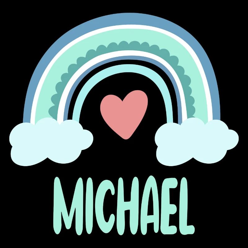 Michael Name Rainbow Baby