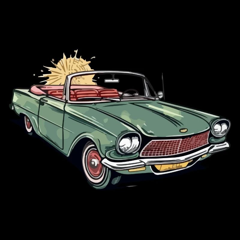 French convertible car