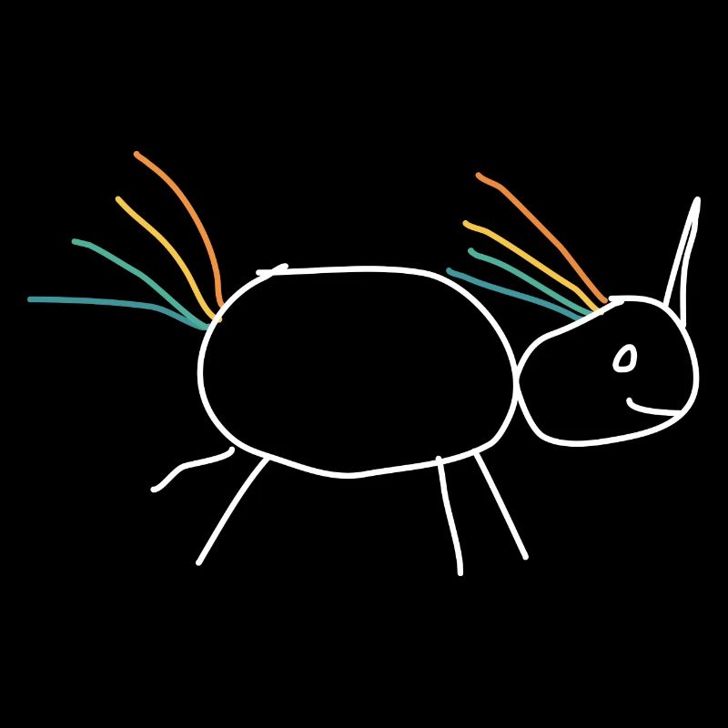Unicorn Einhorn Geschenkidee Strichmann Humor