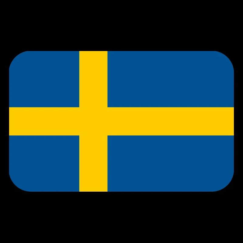 SWEDEN FLAG round corner 400 dpi