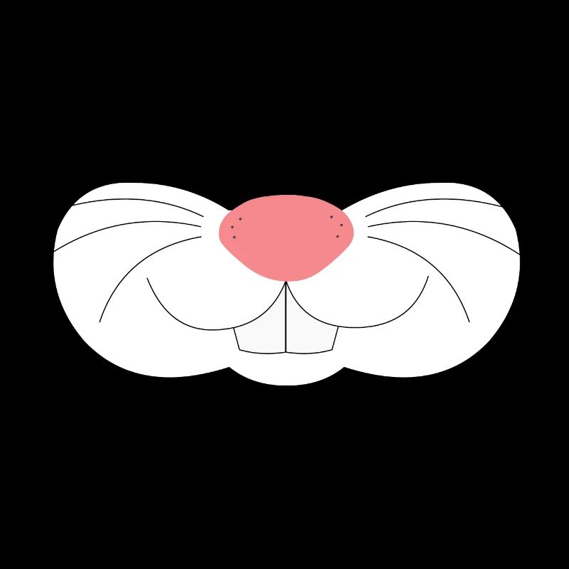 Cute bunny nose