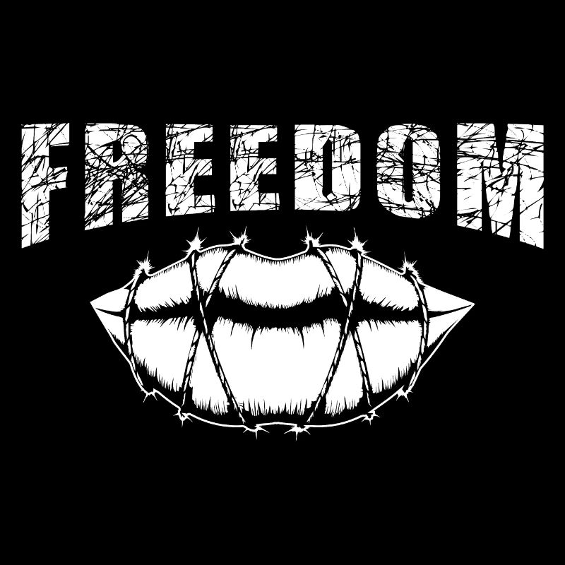 Freedom Freedom - Lips in Barbed Wire