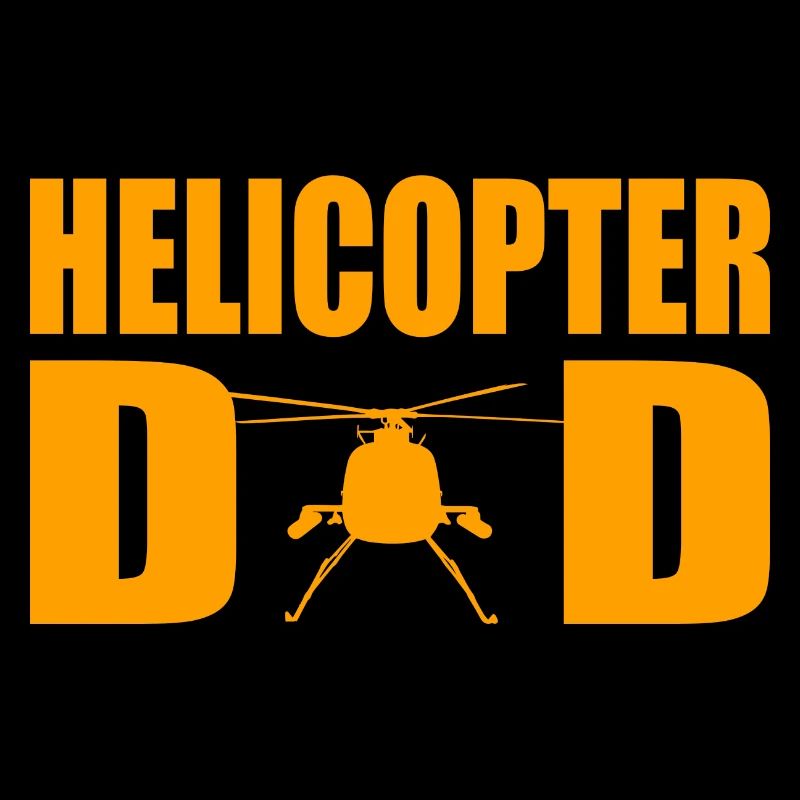 Helikopter Dad Papa Kinder Eltern