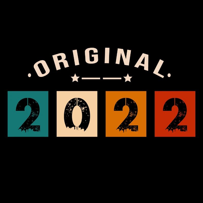 Original 2022 Vintage - Présent D’anniversaire 202