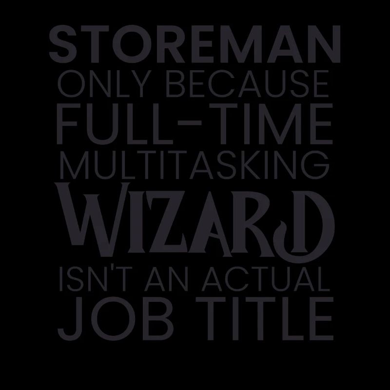 Storeman multitasking Wizard
