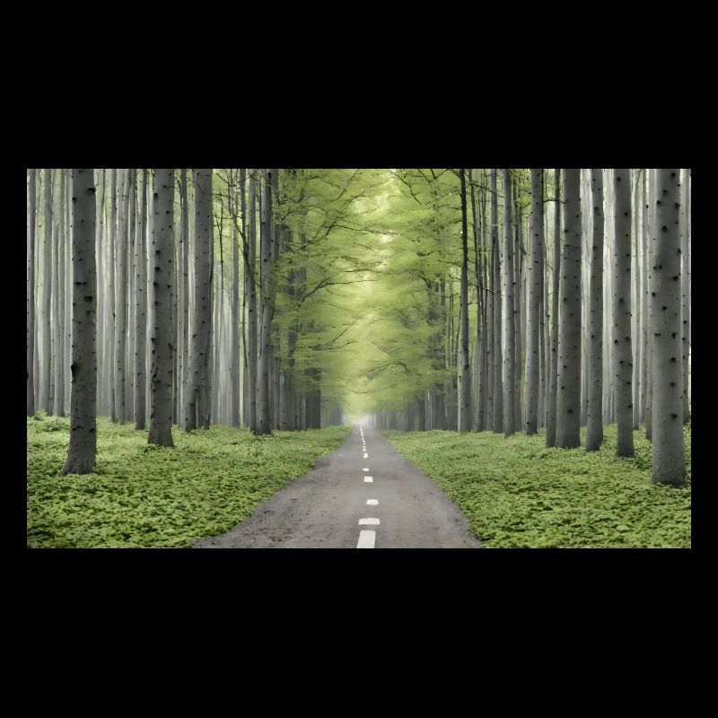 Strasse im Wald