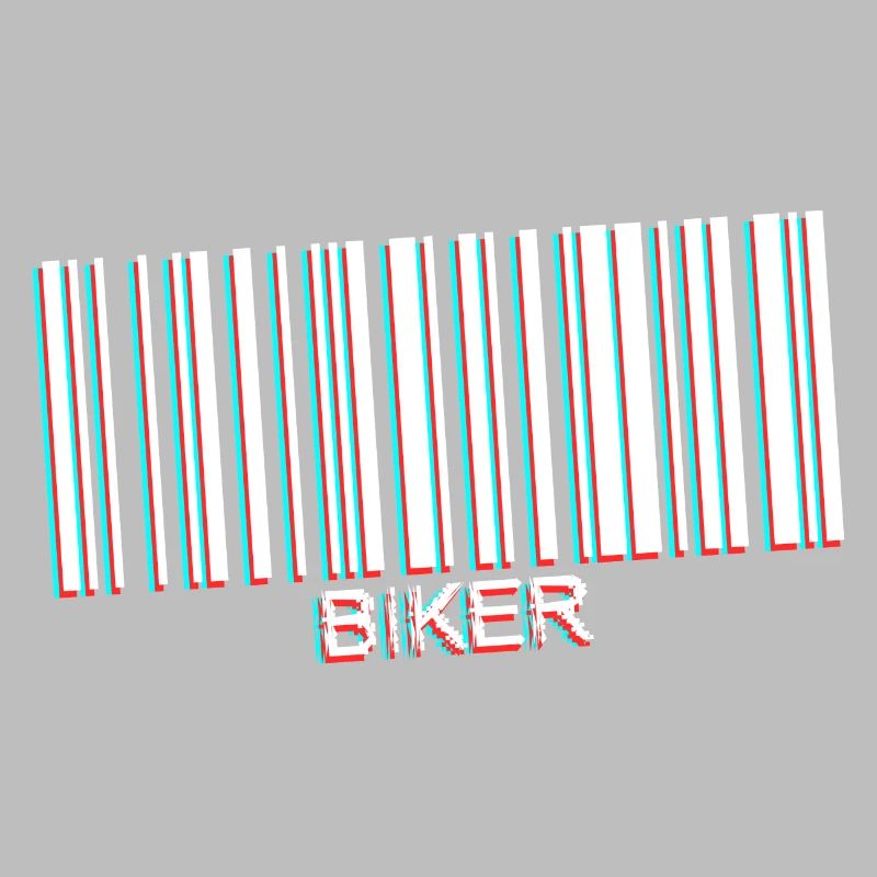 code barre biker white