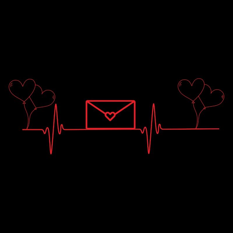 Love Herzschlag Valentinstag