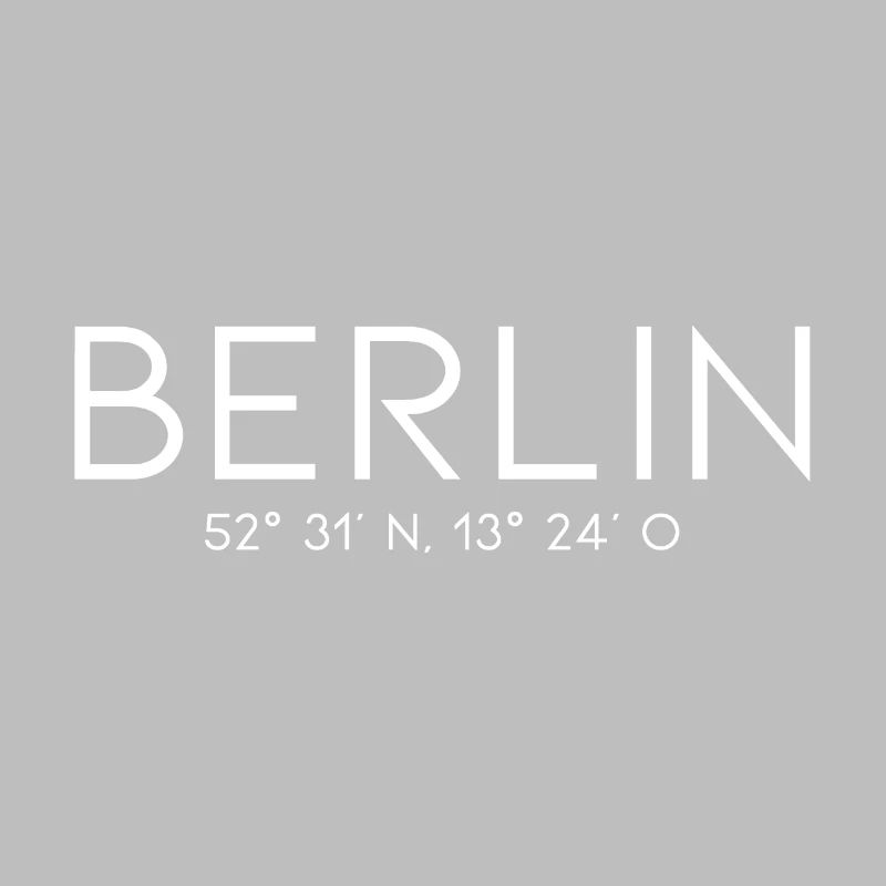 Berlin Coordinates - Germany Brandenburg Gate