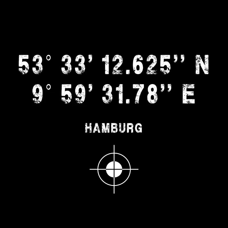 Coordonnées GPS de Hambourg