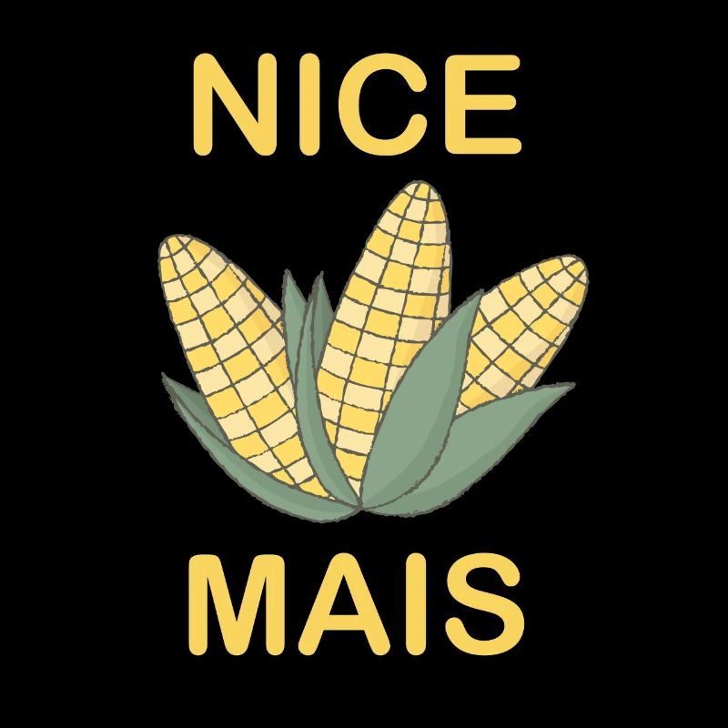 Lustiger Nice Mais Spruch als Geschenk Landwirt