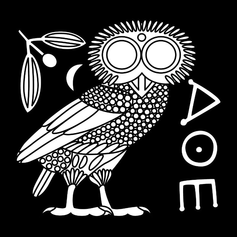 Chouette d'Athéna [Blanc + Tout]