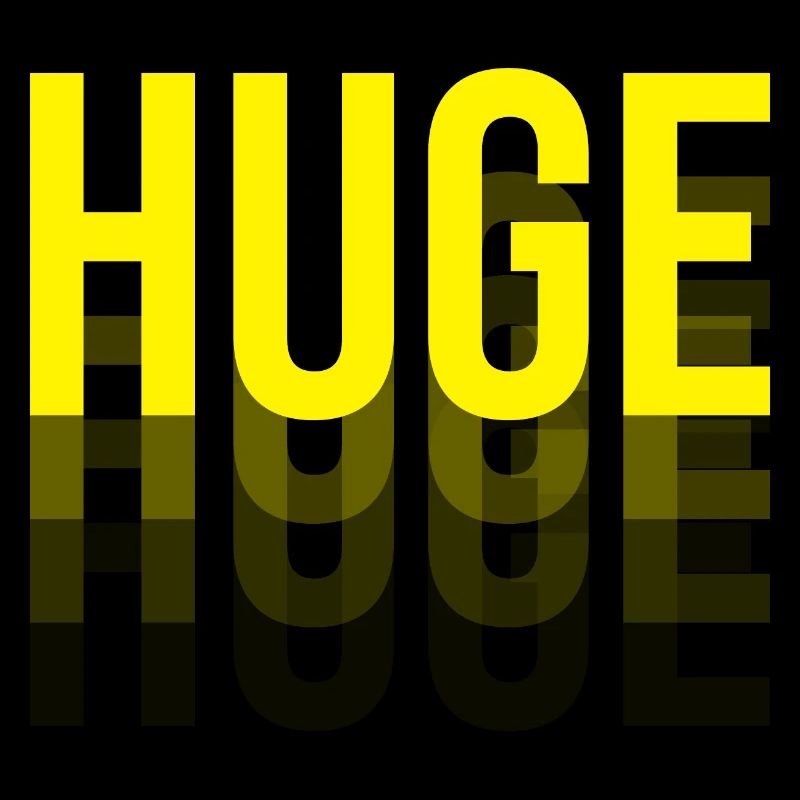 Huge Typo Design Gift