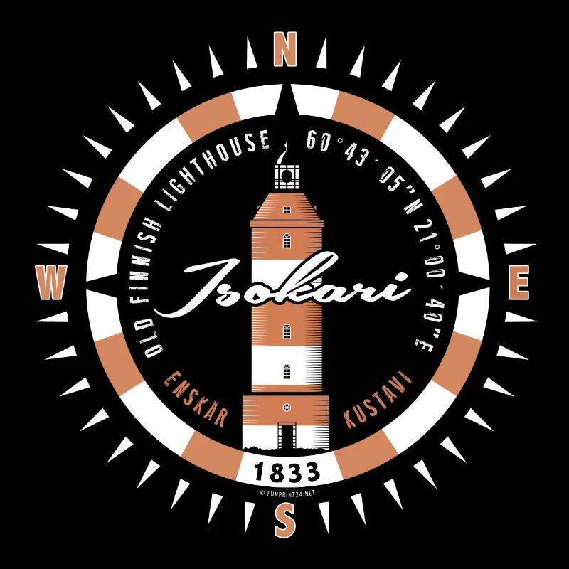 ISOKARI LIGHTHOUSE Compass textiles, gift products